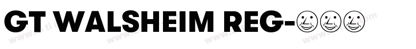 GT WALSHEIM REG字体转换 GT WALSHEIM REG字体转换